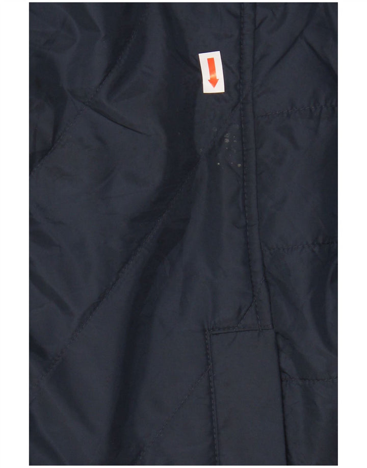 TOMMY HILFIGER Womens Padded Jacket UK 18 XL Navy Blue Polyester