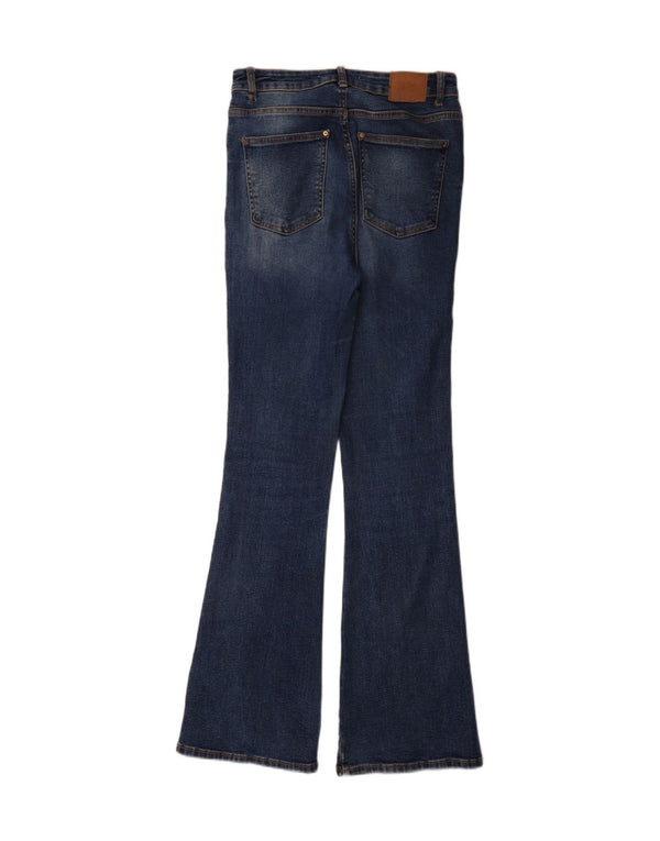 Zara Womens Flared Jeans EU 38 Small W28 L34 Blue Cotton