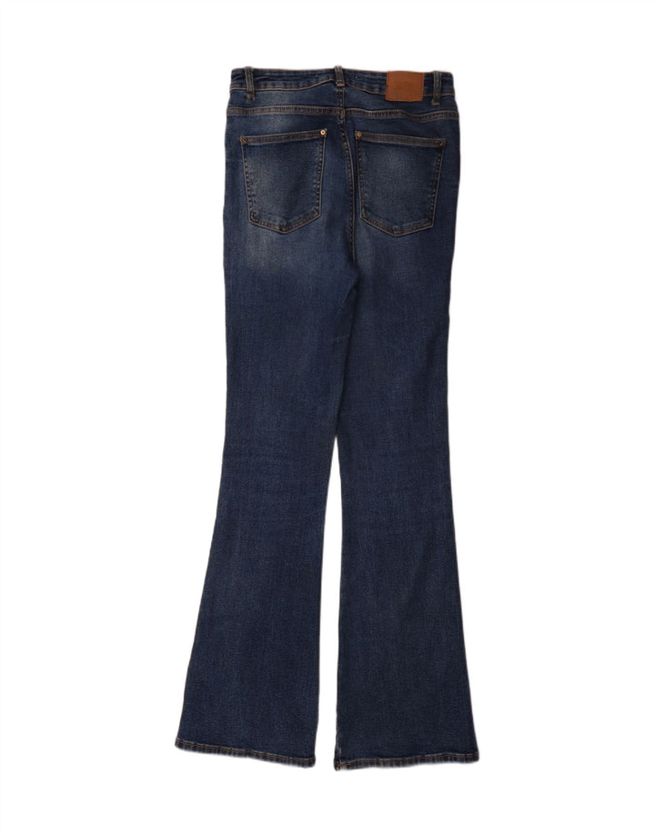Zara Womens Flared Jeans EU 38 Small W28 L34 Blue Cotton