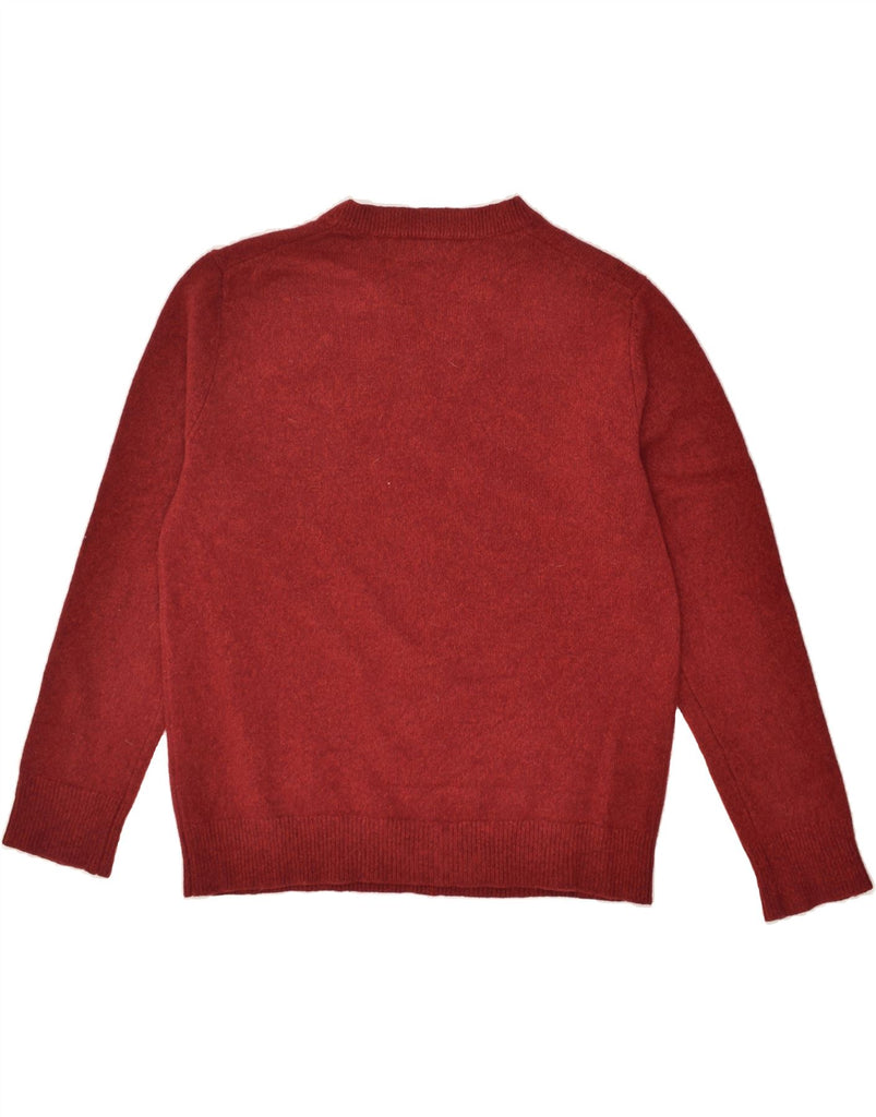 BANANA REPUBLIC Mens V-Neck Jumper Sweater Large Red | Vintage Banana Republic | Thrift | Second-Hand Banana Republic | Used Clothing | Messina Hembry 