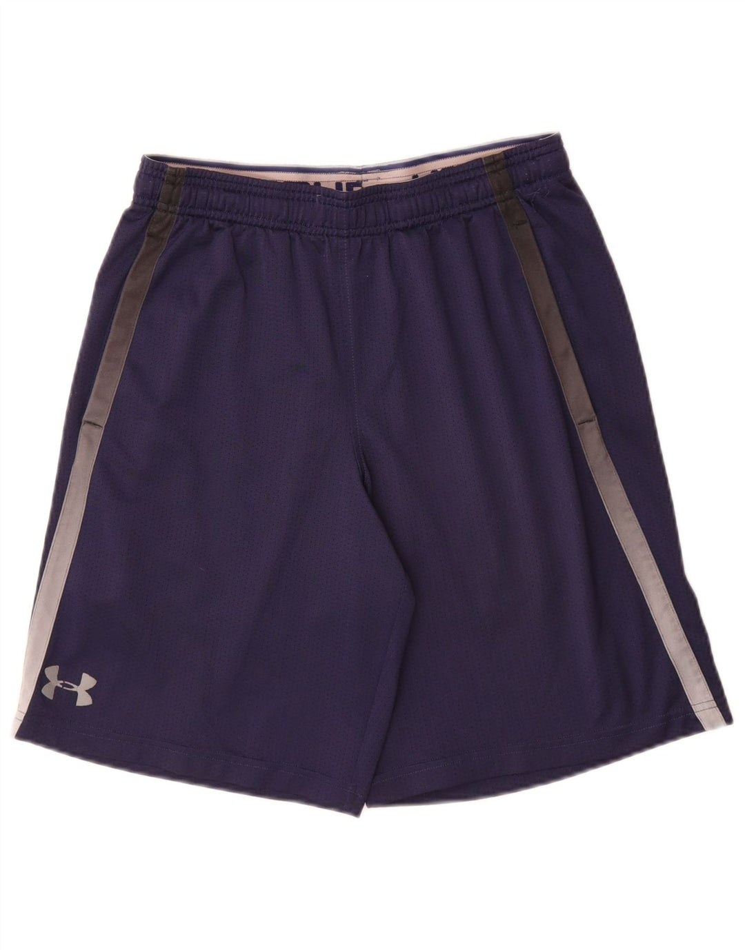 Under Armour Mens Heat Gear Sport Shorts Medium  Navy Blue Polyester