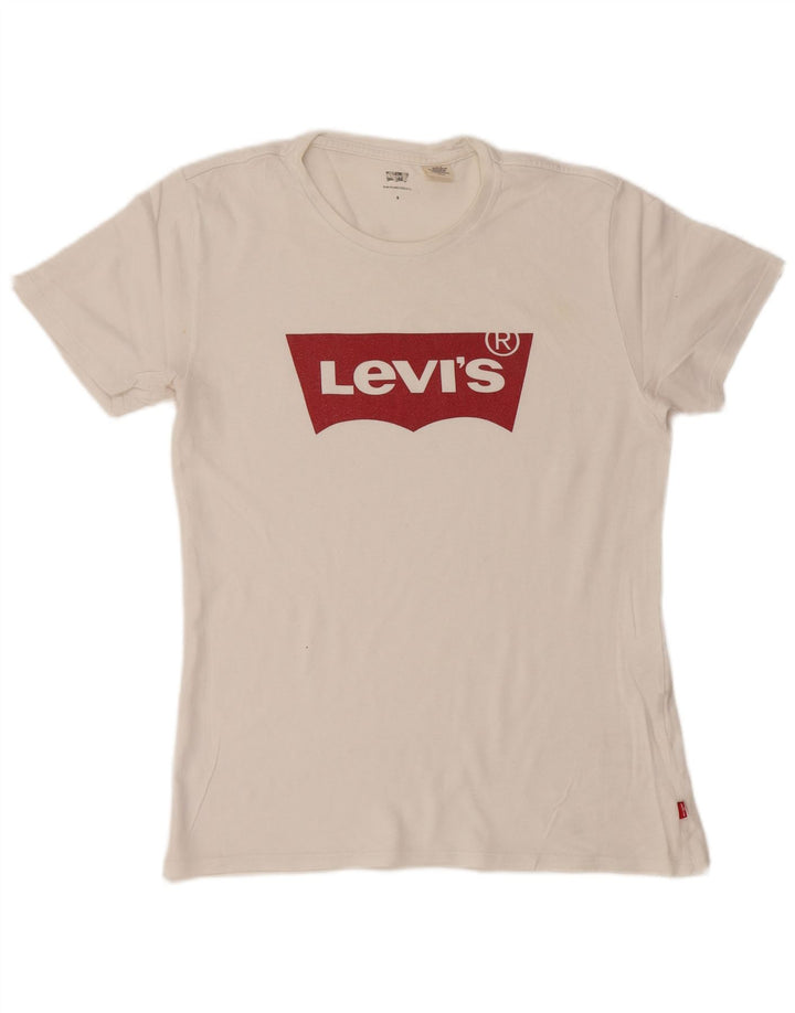 Levi's Mens Graphic T-Shirt Top Small White