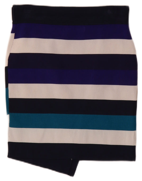 Karen Millen Womens Wrap Skirt Size 1 2XS W26 Multicoloured Viscose