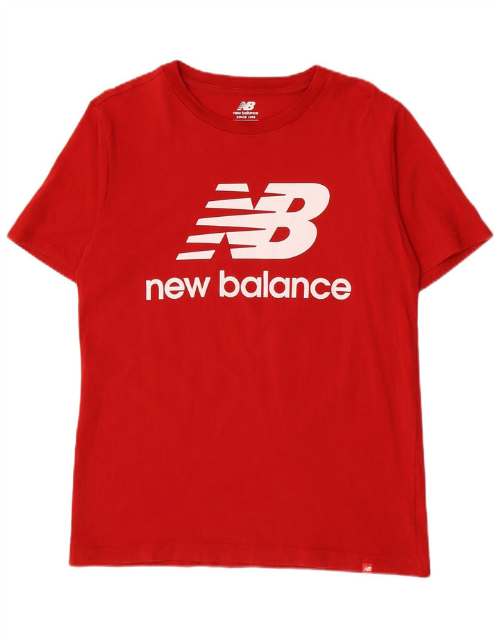 New Balance Mens Graphic T-Shirt Top Medium Red