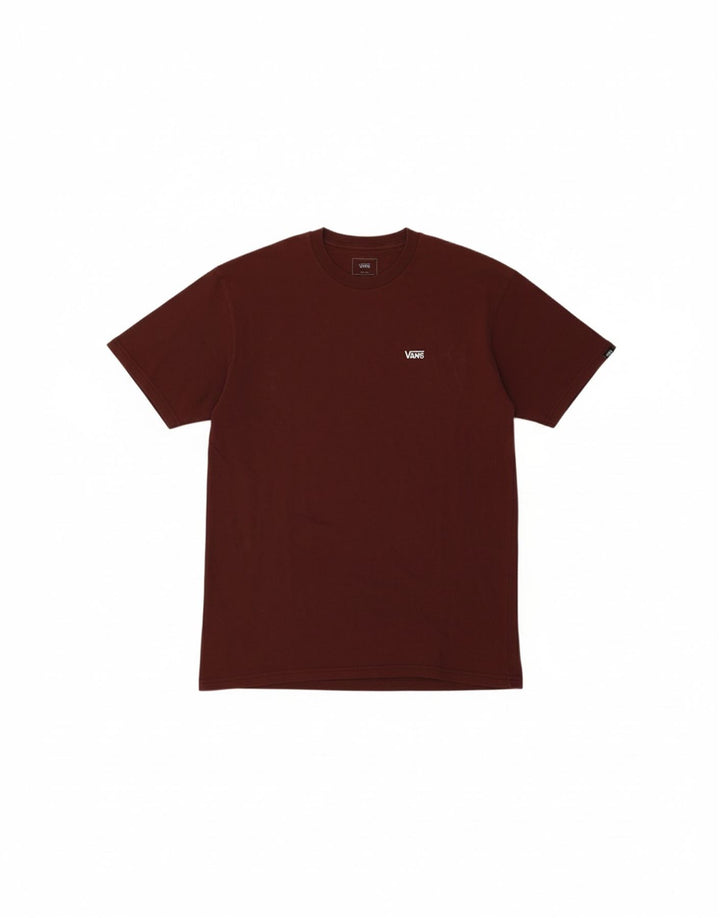 VANS Mens Classic Fit T-Shirt Top Medium Burgundy Cotton Vintage Vans and Second-Hand Vans from Messina Hembry 
