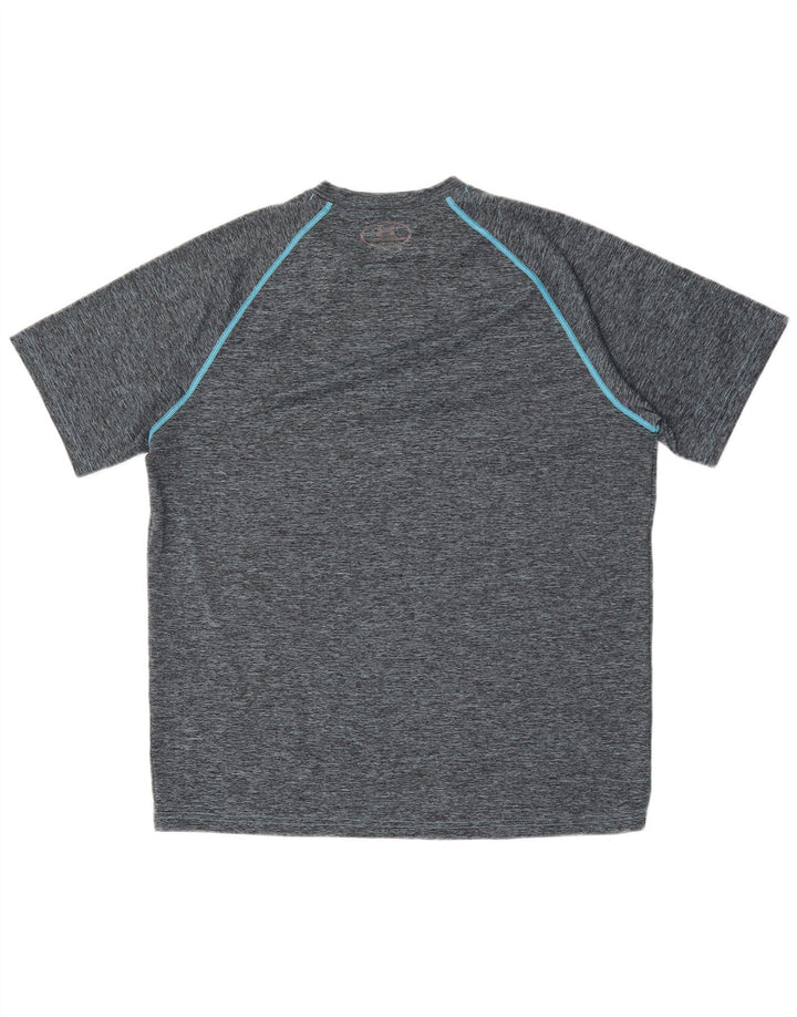 Under Armour Mens Heat Gear T-Shirt Top Large Grey