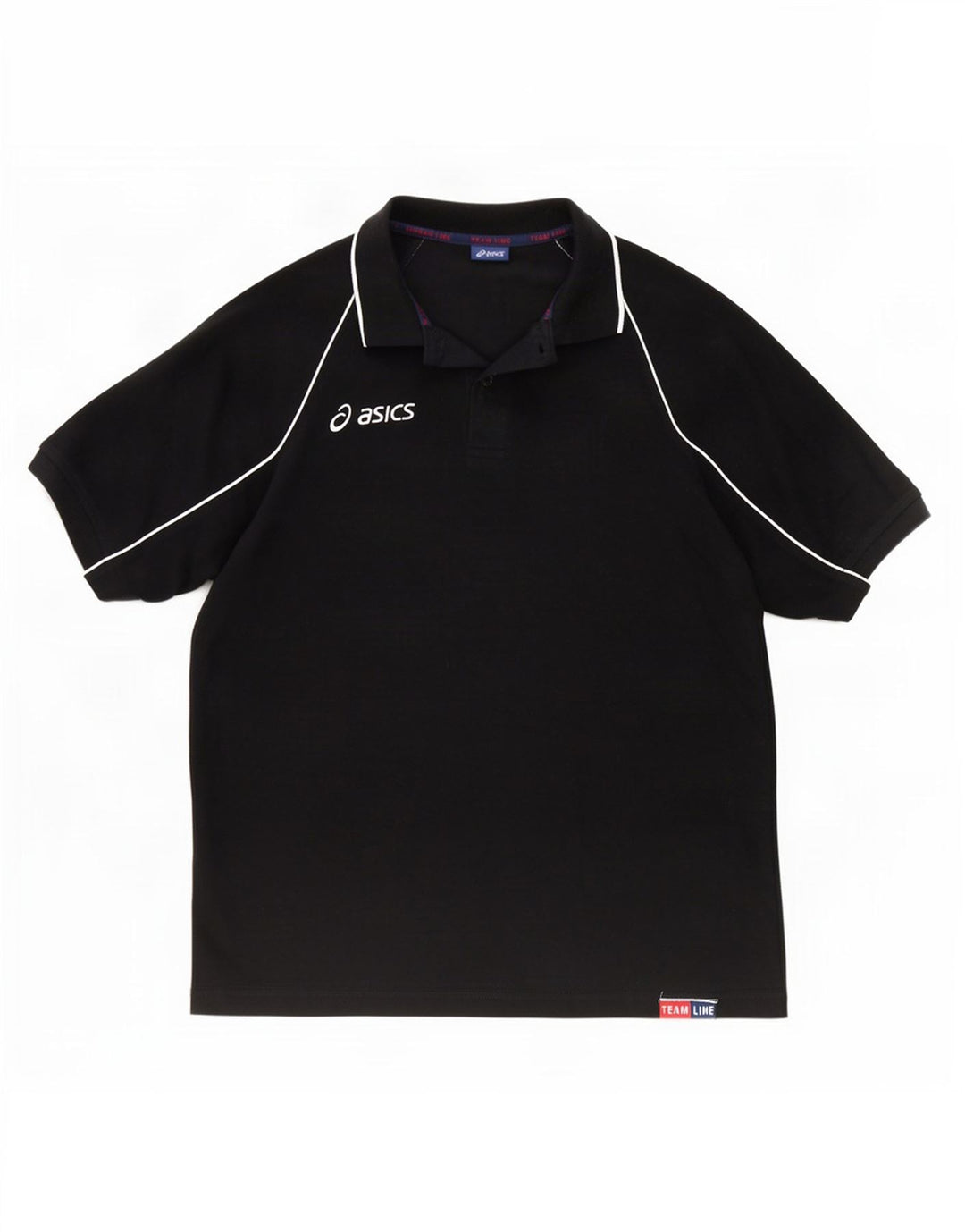Asics Mens Polo Shirt XL Black Cotton