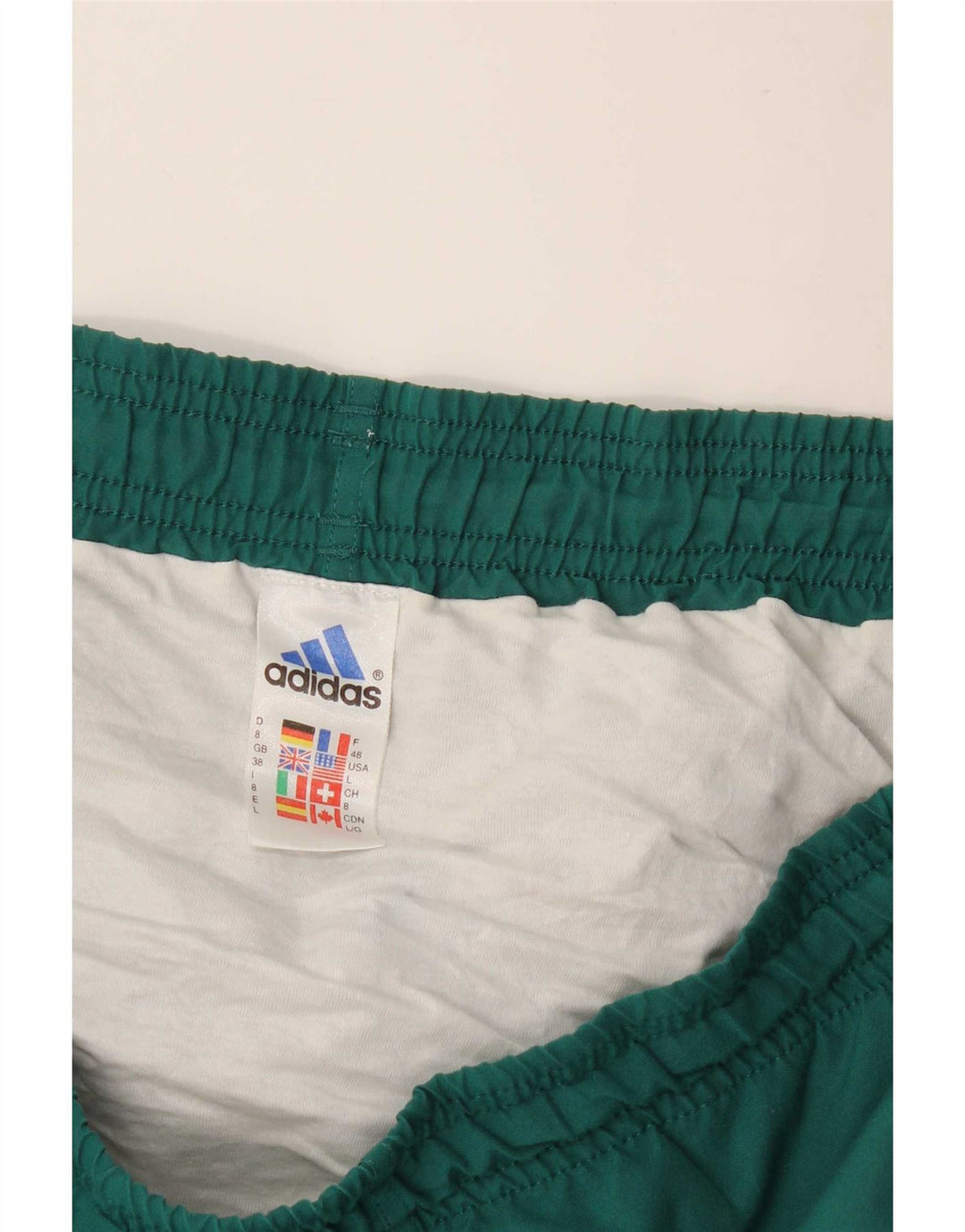 Adidas Mens Sport Shorts Large Green Polyester