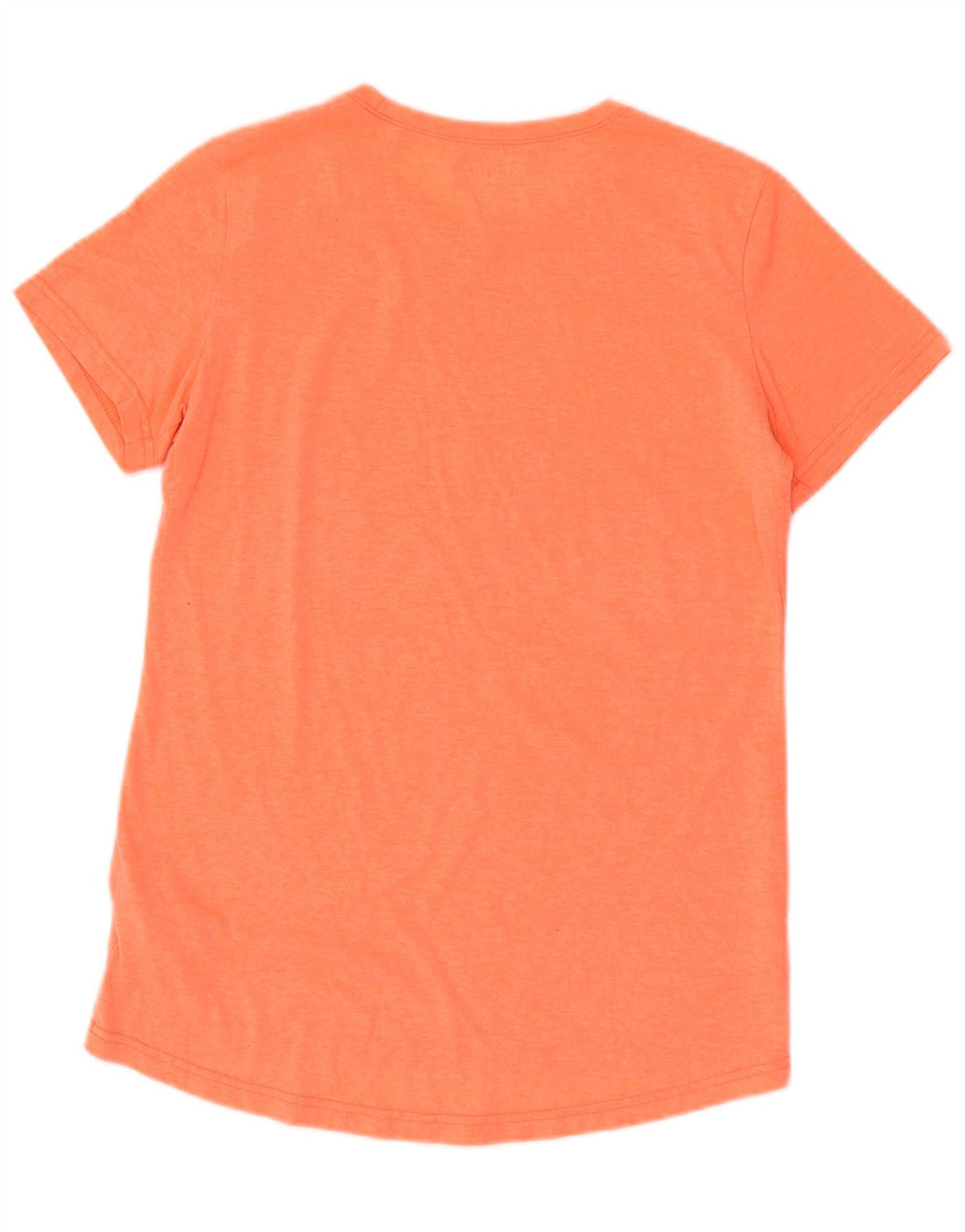 REEBOK Womens T-Shirt Top UK 12 Medium  Orange Flecked Polyester