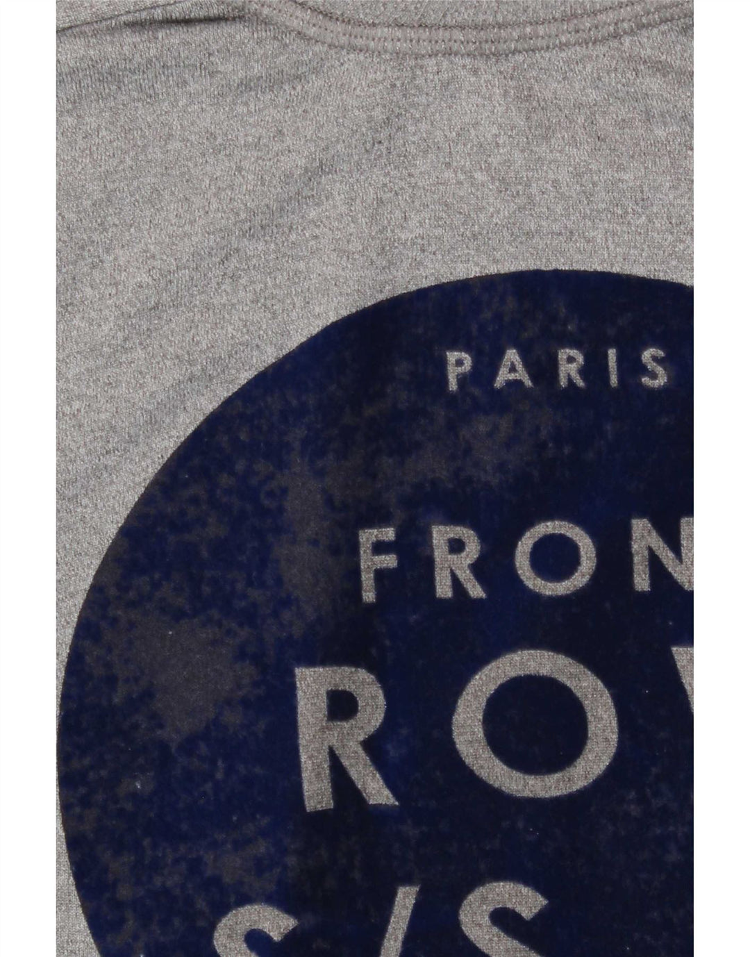 Zara Womens Graphic Oversized Sweatshirt Jumper UK 10 Small Grey