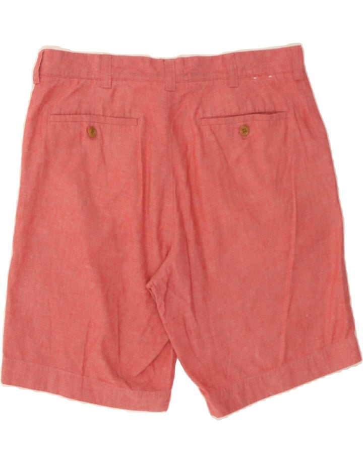 J. CREW Mens Gramercy Chino Shorts W33 Medium Red Cotton Vintage J. Crew and Second-Hand J. Crew from Messina Hembry 