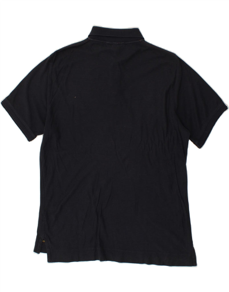 NAPAPIJRI Mens Polo Shirt Large Navy Blue Cotton Vintage Napapijri and Second-Hand Napapijri from Messina Hembry 