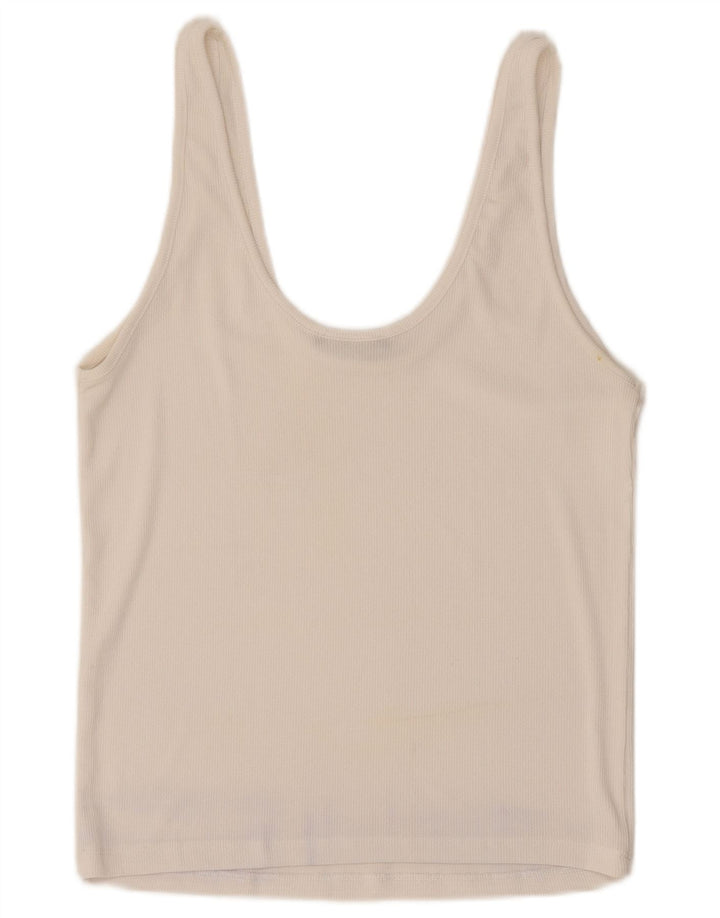 Zara Womens Cami Top UK 12 Medium White