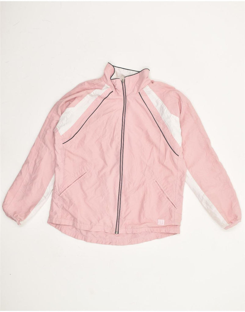 WILSON Womens Tracksuit Top Jacket UK 10 Small Pink Polyester | Vintage Wilson | Thrift | Second-Hand Wilson | Used Clothing | Messina Hembry 