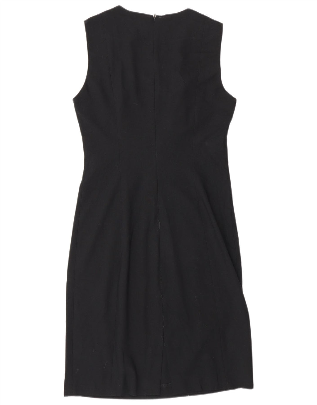 Zara Womens Sleeveless Sheath Dress EU 42 Large Black