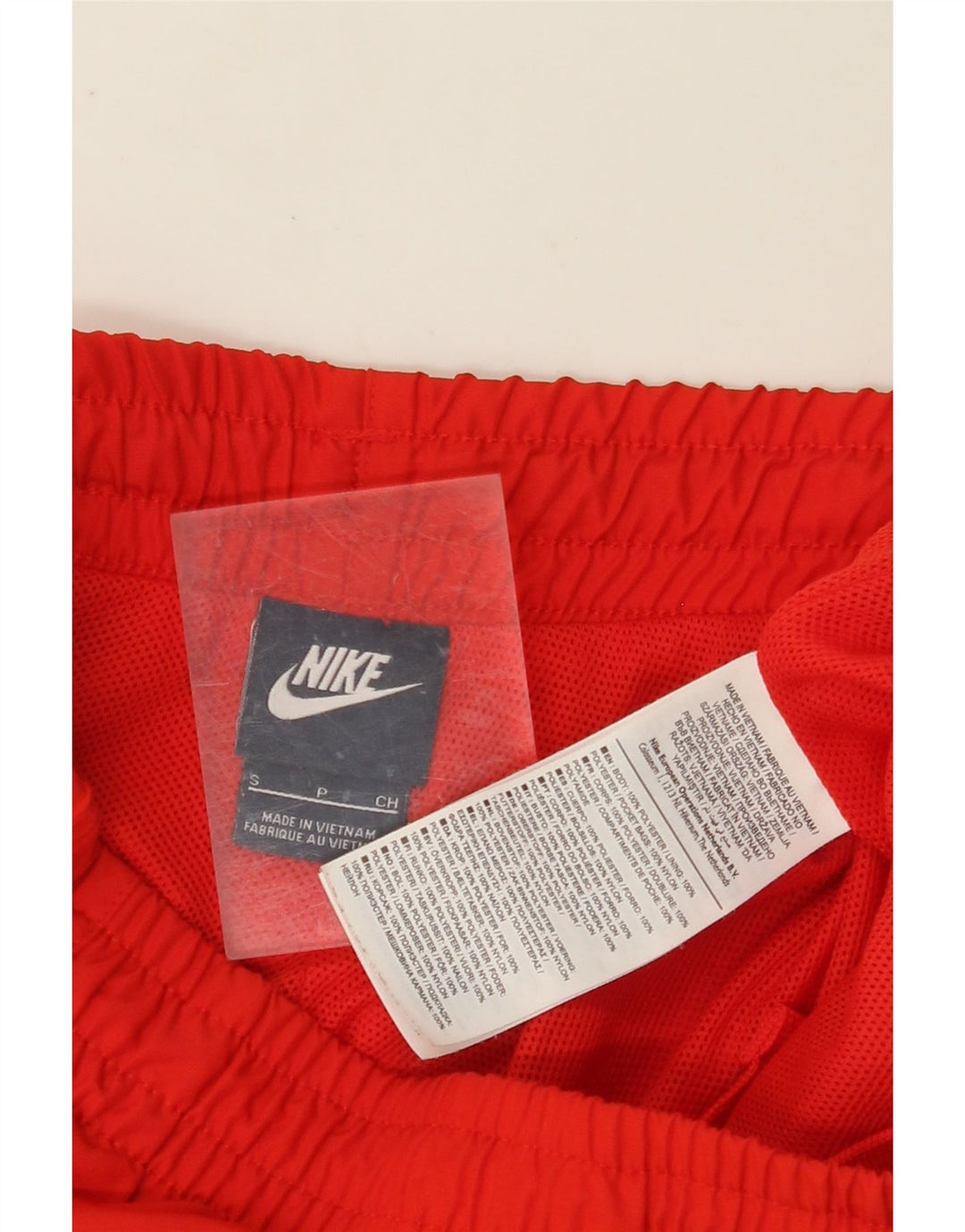 NIKE Mens Graphic Sport Shorts Small  Red Polyester