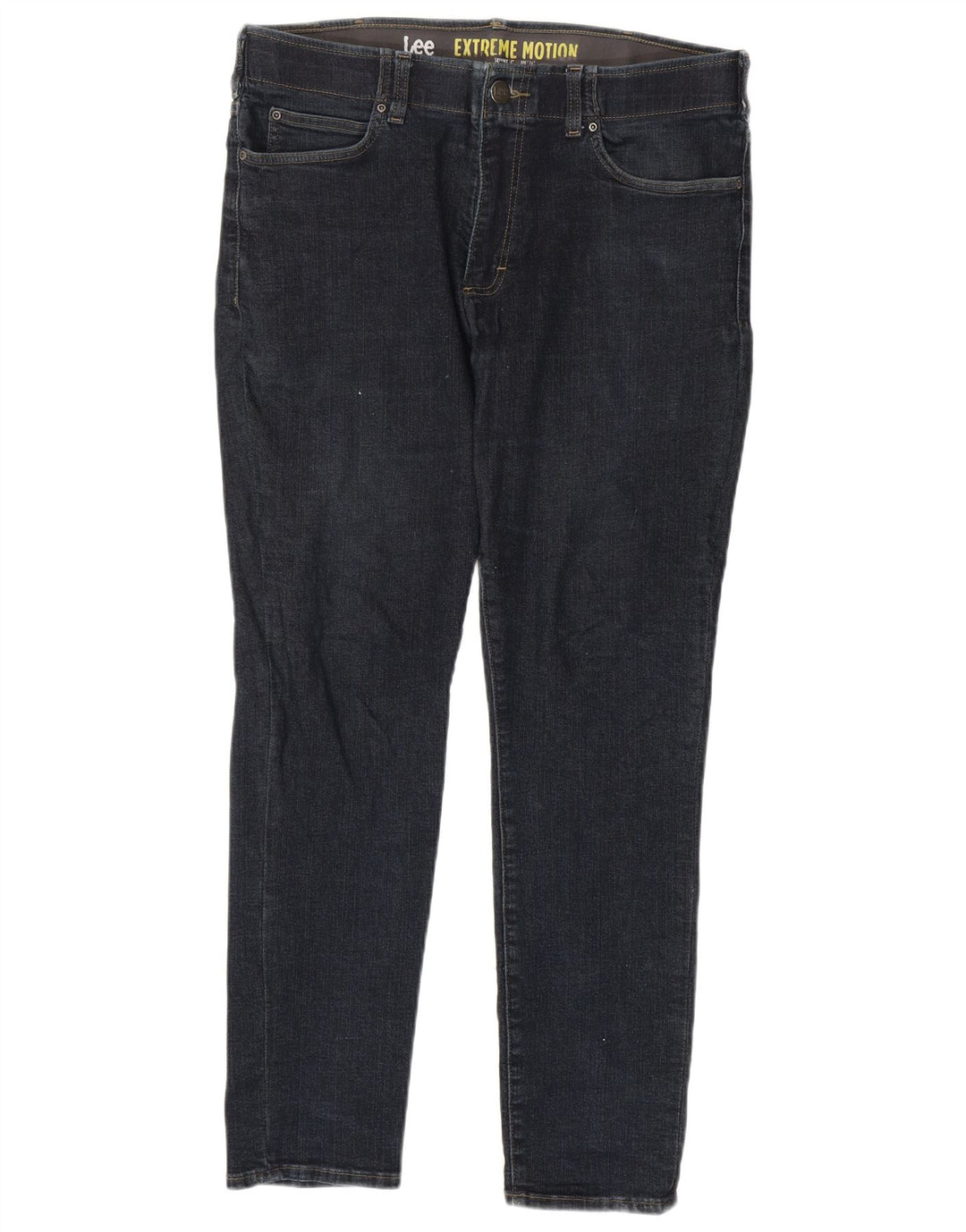 Lee Mens Skinny Jeans W36 L32 Navy Blue Cotton