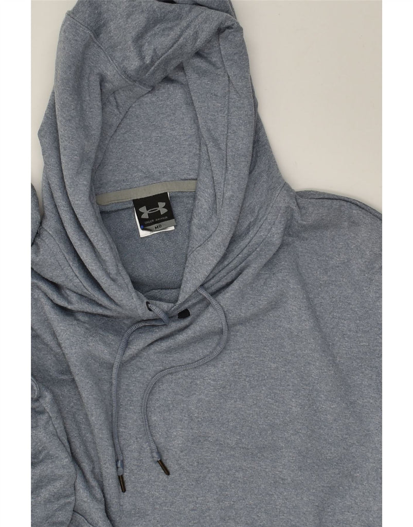 UNDER ARMOUR Mens Hoodie Jumper Medium Grey Polyester | Vintage Under Armour | Thrift | Second-Hand Under Armour | Used Clothing | Messina Hembry 