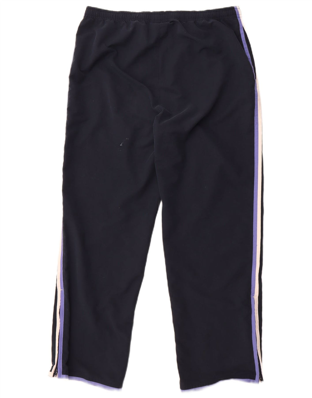 Reebok Womens Tracksuit Trousers UK 14 Large Navy Blue Polyester