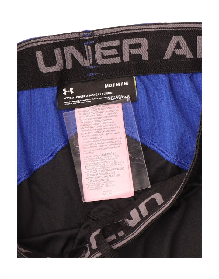 Under Armour Mens Heat Gear Sport Shorts Medium Black Colourblock Polyester