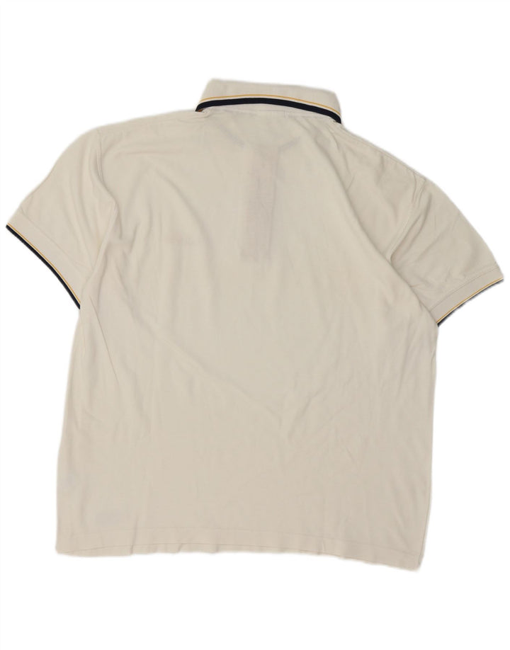 Ellesse Mens Polo Shirt Large White Cotton
