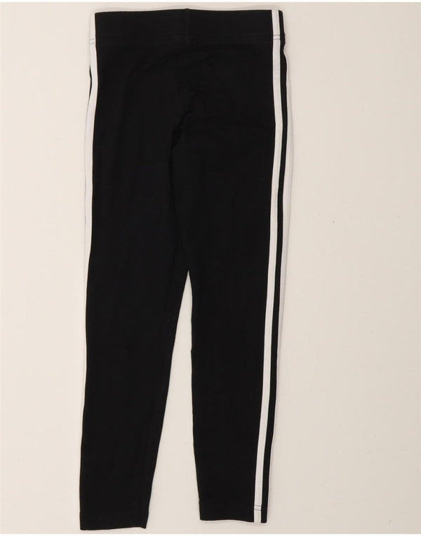 ADIDAS Girls Leggings 9-10 Years  Black Cotton