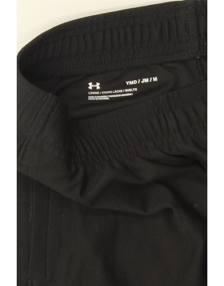 UNDER ARMOUR Girls Tracksuit Trousers 9-10 Years Medium Black Polyester Vintage Under Armour and Second-Hand Under Armour from Messina Hembry 