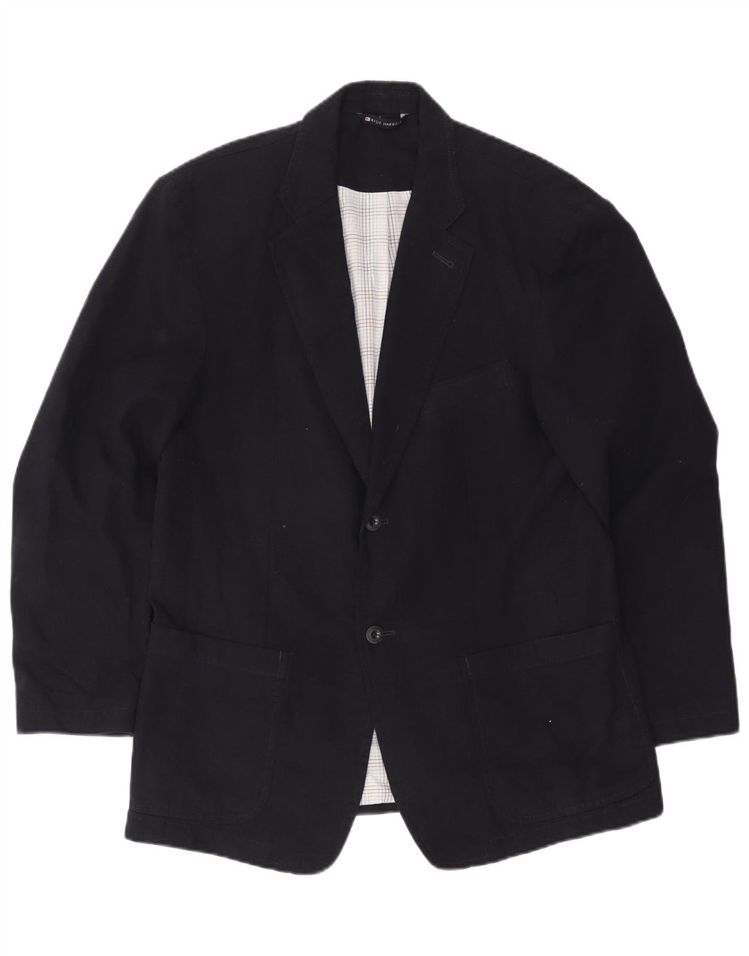 Marks & Spencer Mens 2 Button Blazer Jacket UK 38/40 Medium Navy Blue