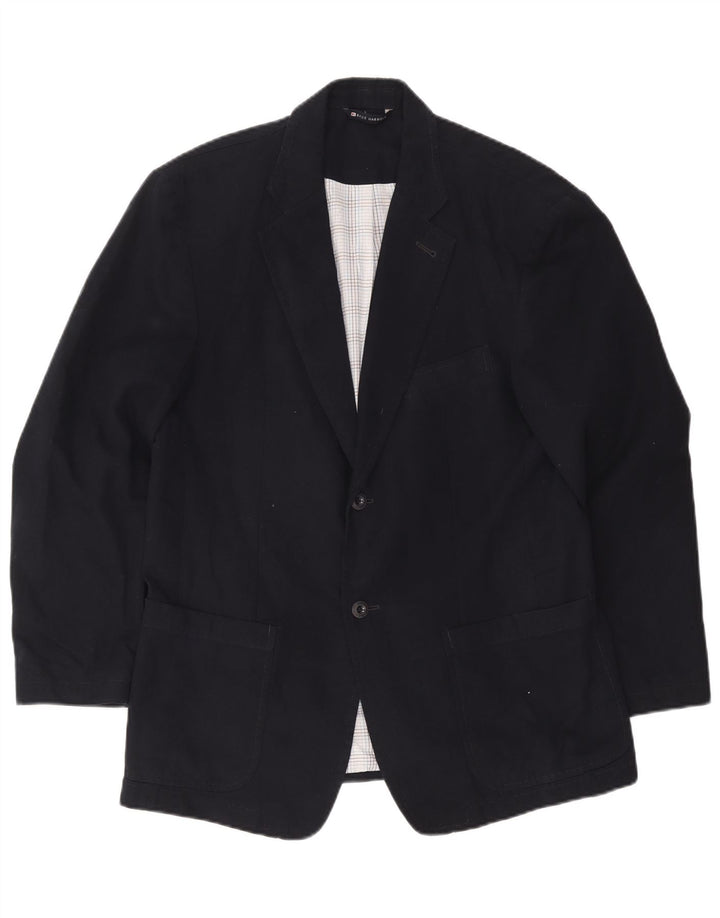 Marks & Spencer Mens 2 Button Blazer Jacket UK 38/40 Medium Navy Blue