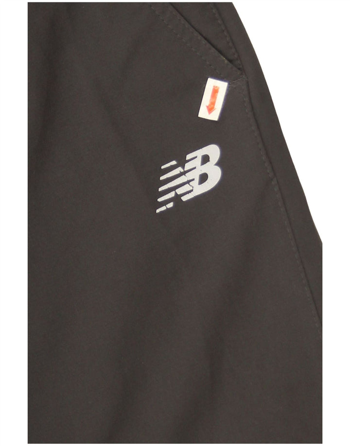 New Balance Mens Graphic Tracksuit Trousers Joggers Large  Grey Polyester