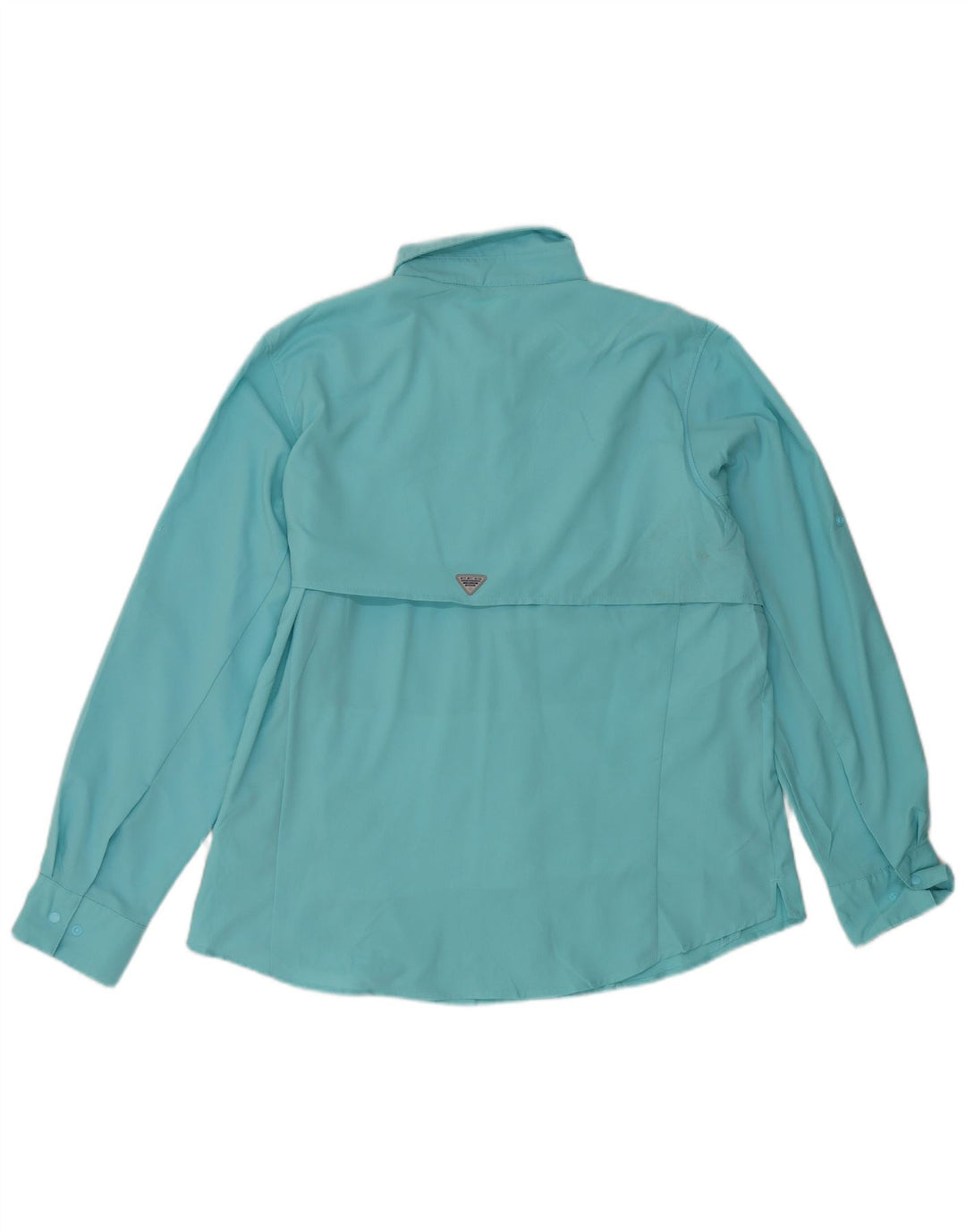Columbia Womens Shirt UK 18 XL Turquoise Polyester