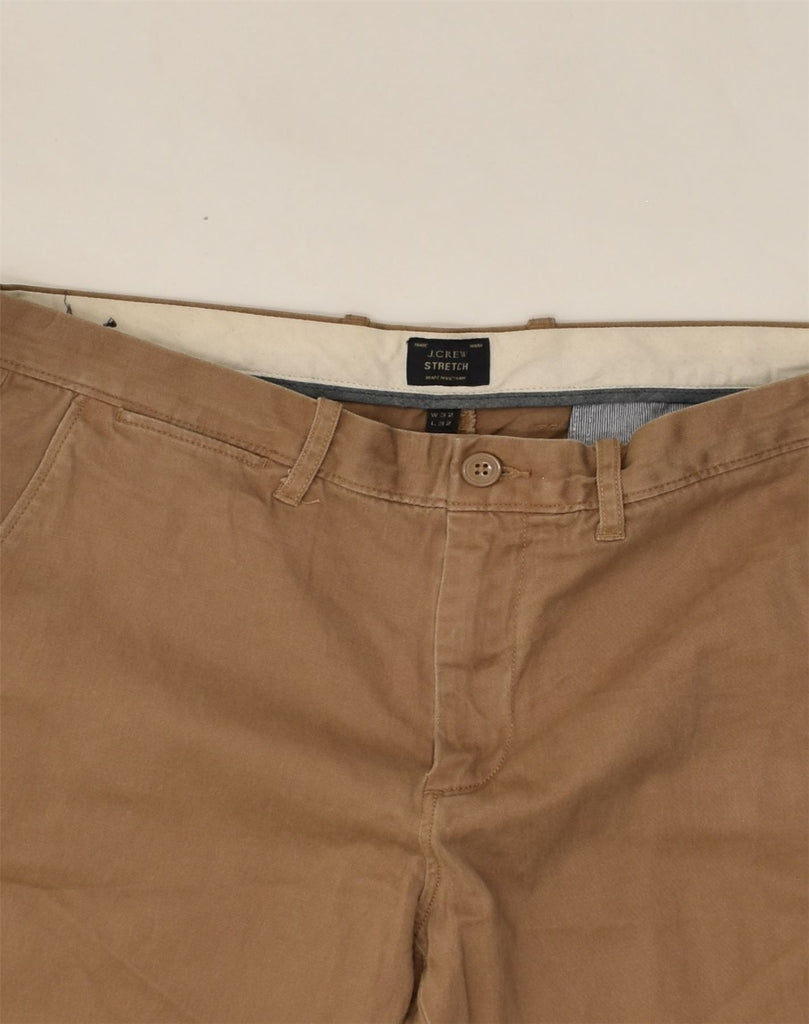 J. CREW Mens Slim Chino Trousers W32 L32 Brown Cotton | Vintage J. Crew | Thrift | Second-Hand J. Crew | Used Clothing | Messina Hembry 