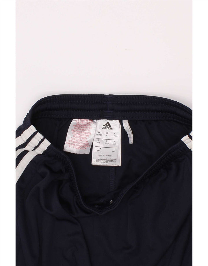 Adidas Boys Climacool Sport Shorts 11-12 Years Navy Blue Polyester