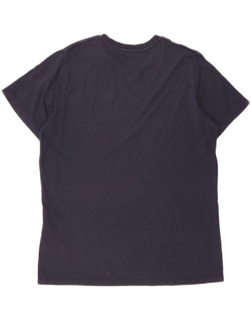 LEVI'S Mens Graphic T-Shirt Top Large Navy Blue Cotton Vintage Levi's and Second-Hand Levi's from Messina Hembry 