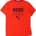 PUMA Mens Graphic T-Shirt Top Large Red Vintage Puma and Second-Hand Puma from Messina Hembry 