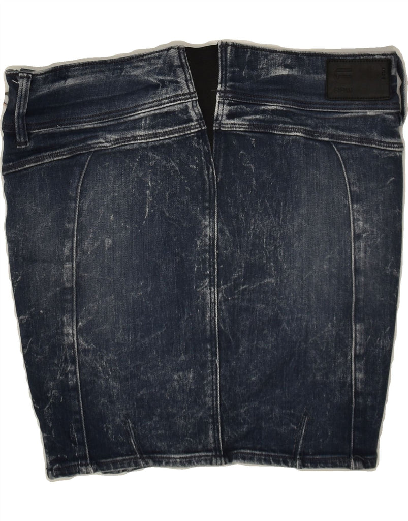 G-STAR Womens Denim Skirt W25 XS  Navy Blue Cotton | Vintage G-Star | Thrift | Second-Hand G-Star | Used Clothing | Messina Hembry 
