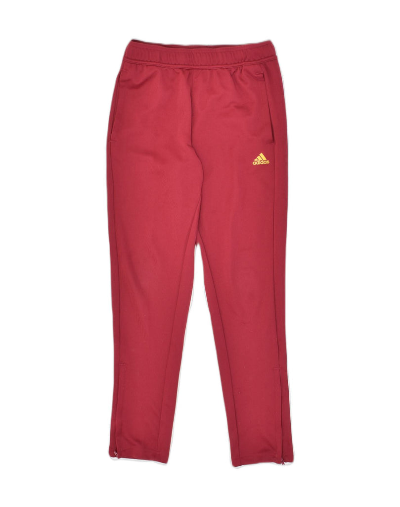 ADIDAS Boys Tracksuit Trousers 11-12 Years Medium  Red Polyester | Vintage Adidas | Thrift | Second-Hand Adidas | Used Clothing | Messina Hembry 