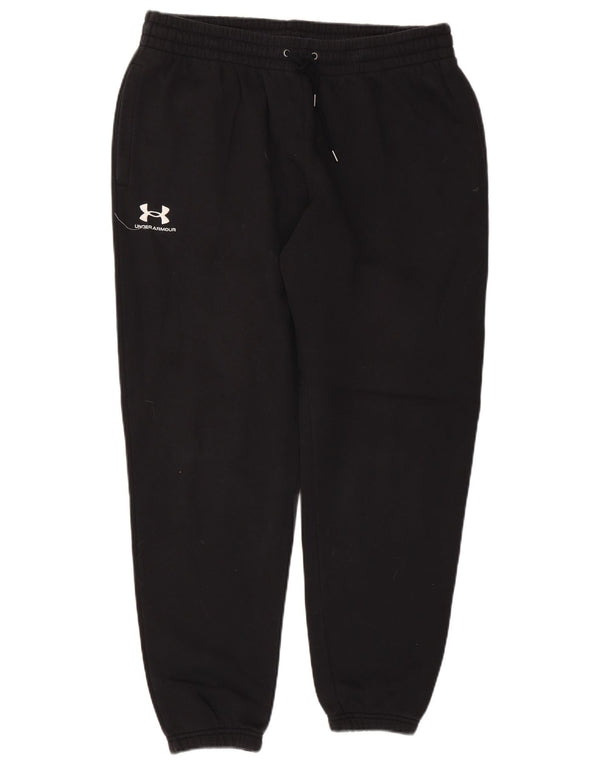 Under Armour Mens Tracksuit Trousers Joggers XL Black Cotton