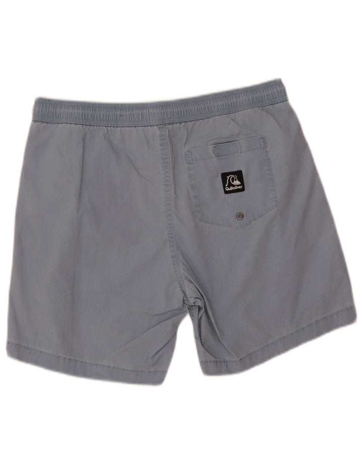 Quiksilver Mens Regular Fit Regular Fit Sport Shorts Medium  Blue Cotton