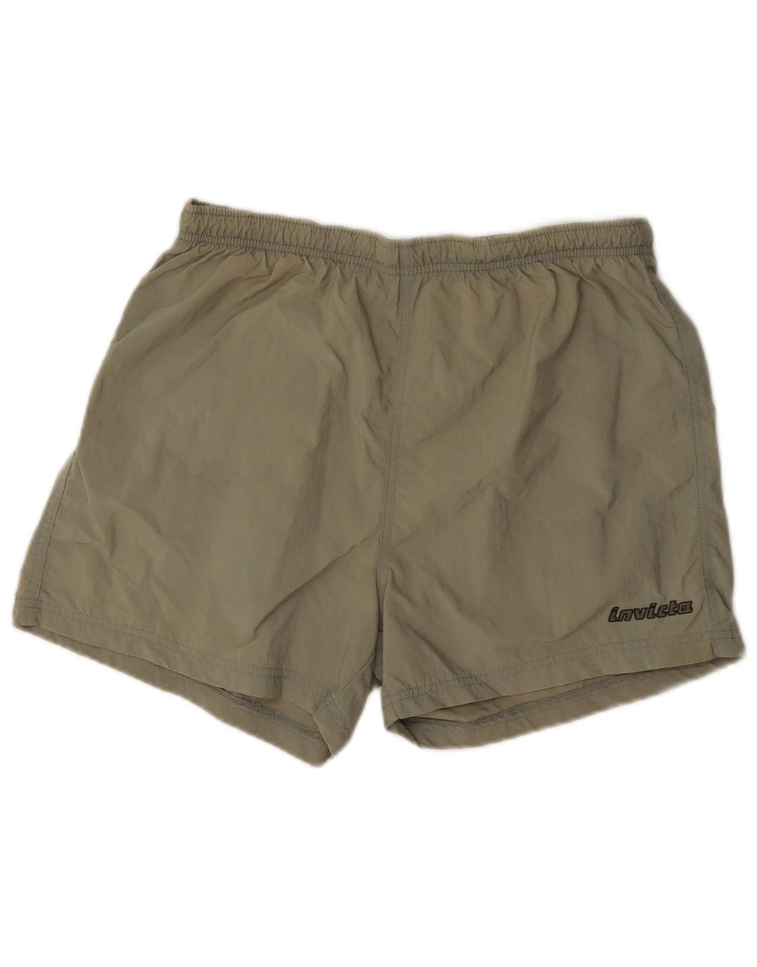 Invicta Mens Swimming Shorts Medium Khaki Polyamide