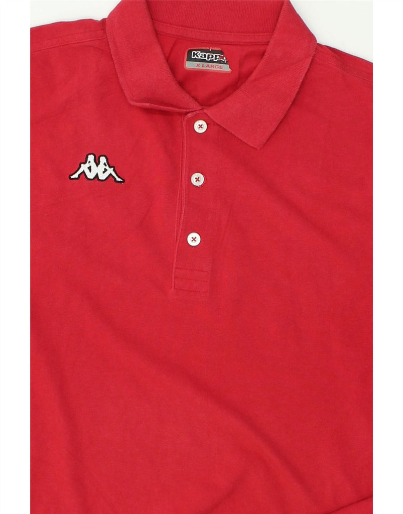 KAPPA Mens Polo Shirt XL Red Cotton | Vintage Kappa | Thrift | Second-Hand Kappa | Used Clothing | Messina Hembry 