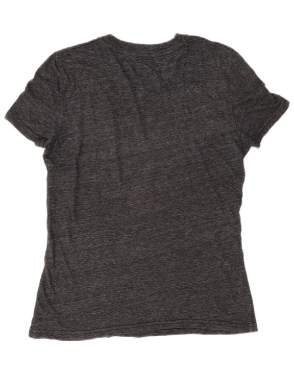 NFL Womens Steelers Graphic T-Shirt Top UK 14 Large Grey Polyester