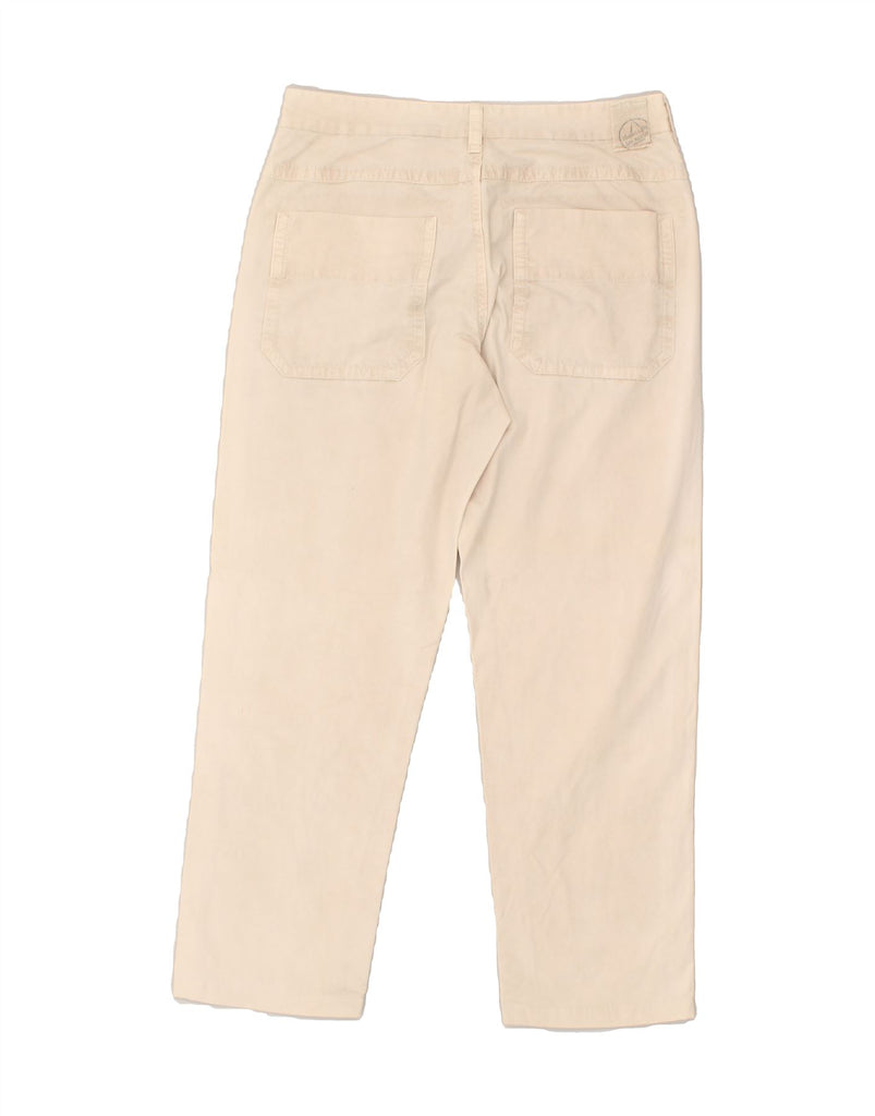 MURPHY & NYE Mens Sailwear Straight Chino Trousers W32 L27  Beige Cotton | Vintage Murphy & Nye | Thrift | Second-Hand Murphy & Nye | Used Clothing | Messina Hembry 