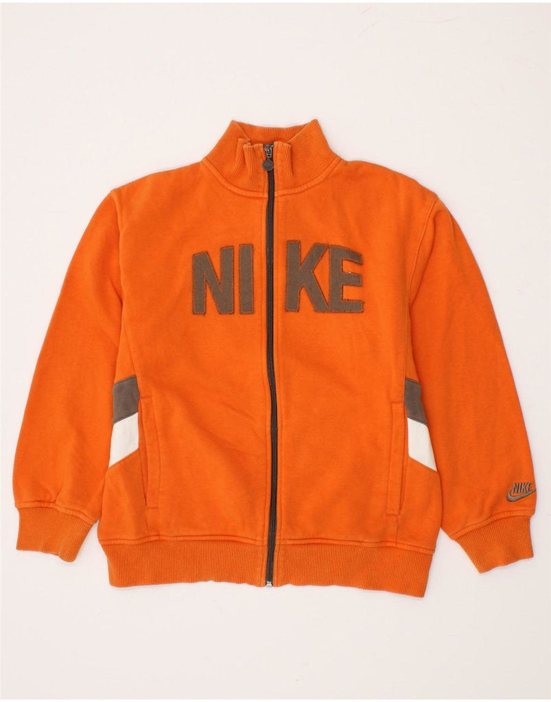 NIKE Boys Graphic Tracksuit Top Jacket 12-13 Years Large  Orange Cotton Vintage Nike and Second-Hand Nike from Messina Hembry 