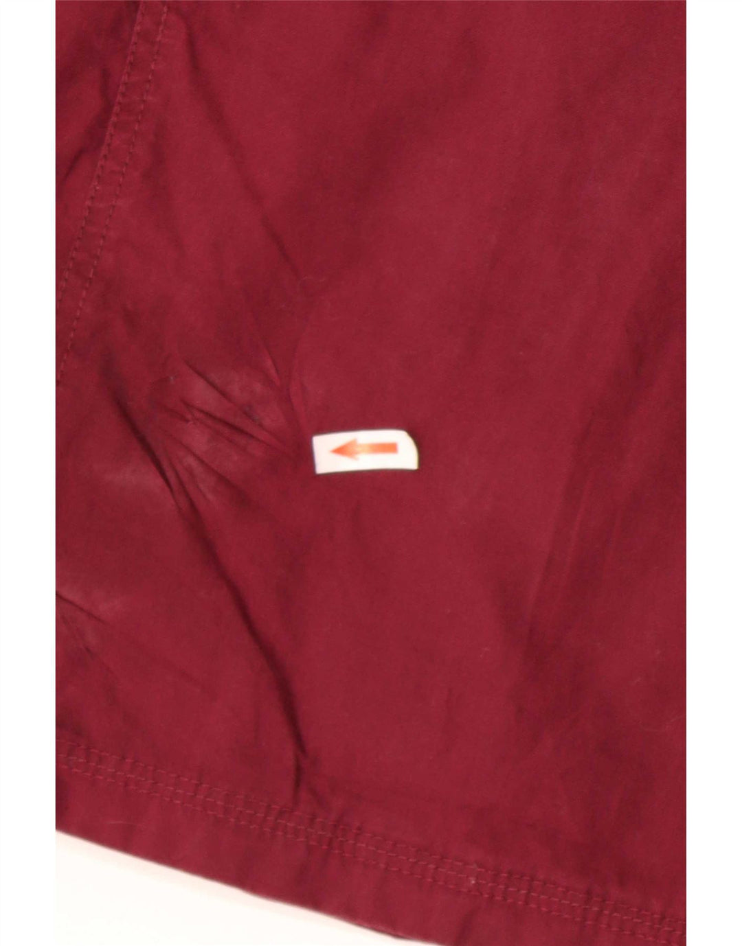 Tommy Hilfiger Mens Bomber Jacket UK 38 Medium Burgundy Cotton