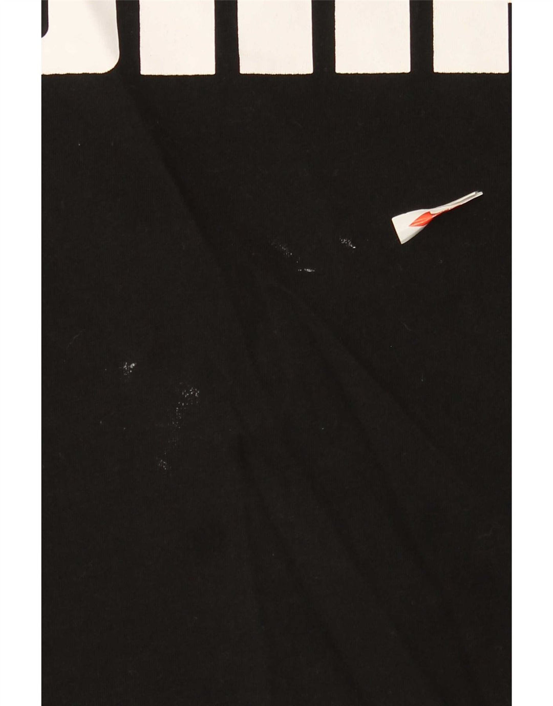 Puma Mens Graphic T-Shirt Top Small Black Cotton