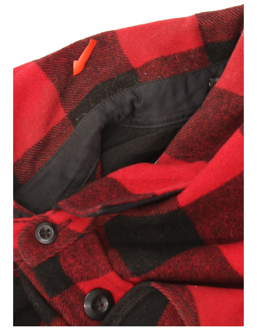 Nike Mens Lumberjack Flannel Shirt XL Red Gingham Wool