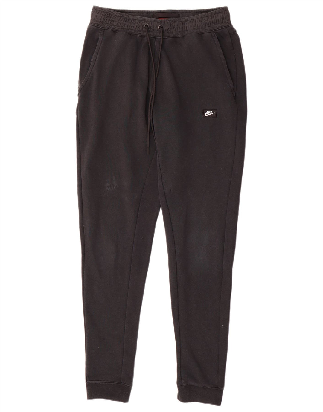 NIKE Mens Tracksuit Trousers Joggers Small  Black Cotton