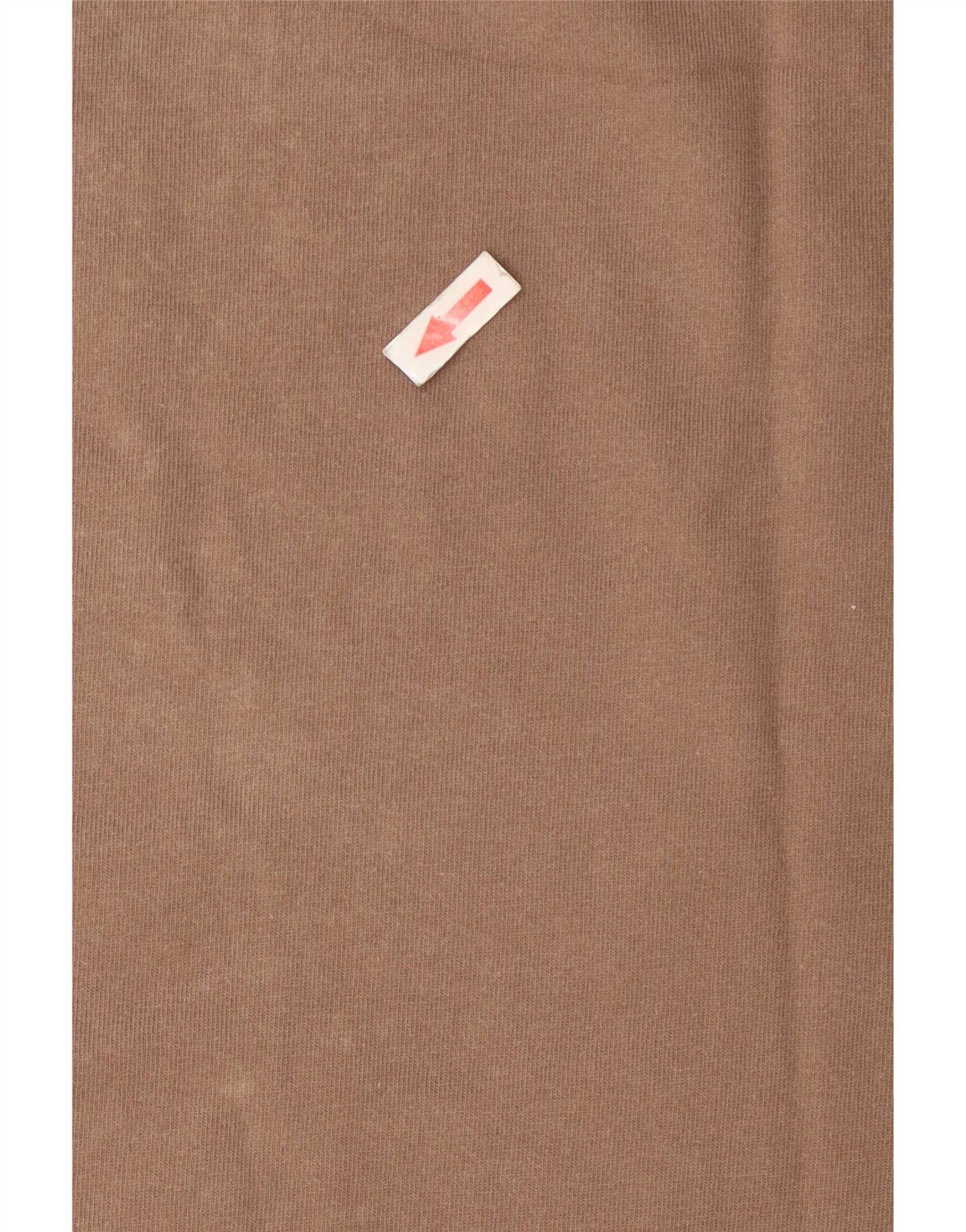 Champion Mens T-Shirt Top Large Brown Cotton