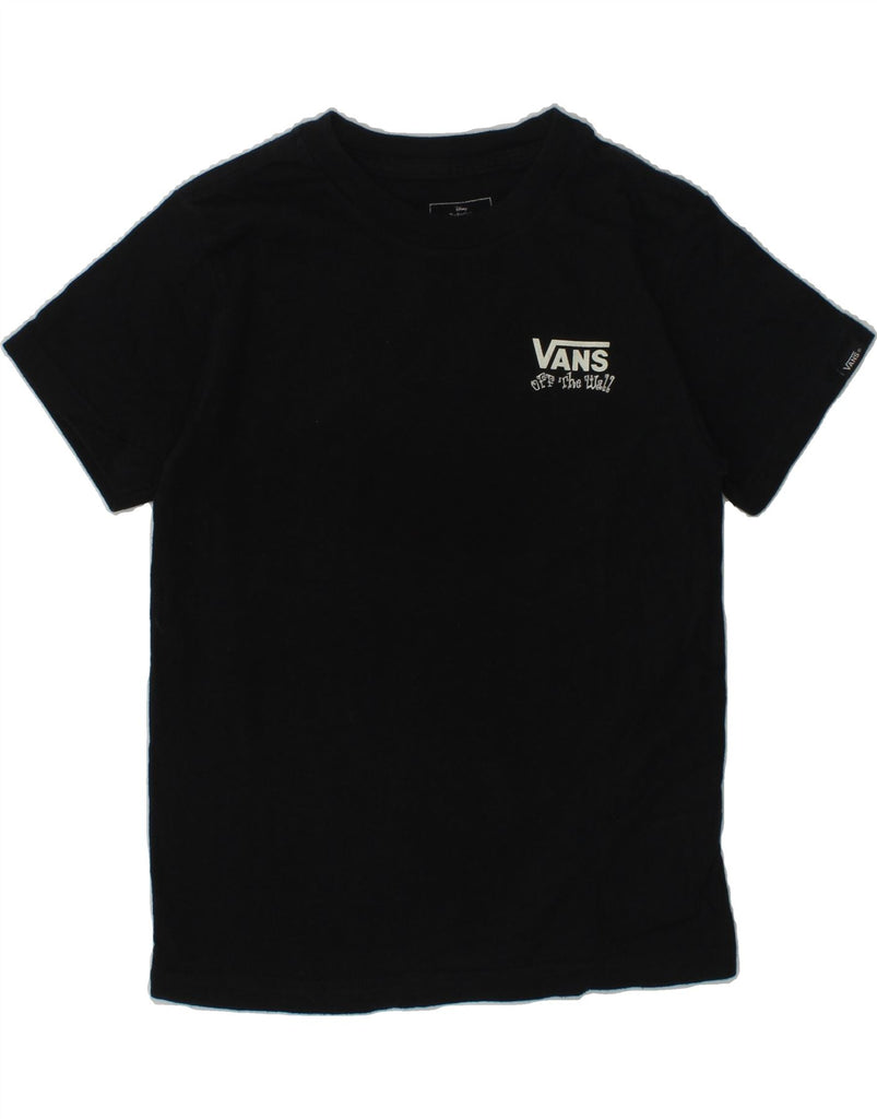 VANS Boys Custom Fit Graphic T-Shirt Top 3-4 Years Black Cotton | Vintage Vans | Thrift | Second-Hand Vans | Used Clothing | Messina Hembry 